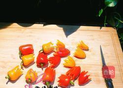 玫瑰花培根的做法图解2