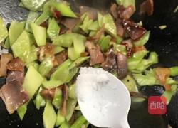 腊肉炒莴笋的做法图解10
