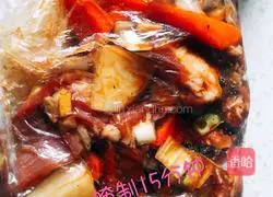 Illustration of two-color radish and pork ribs soup 6