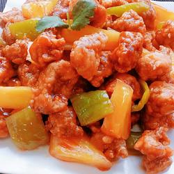 菠萝咕噜肉的做法[图]