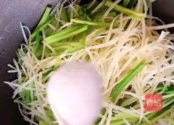 毛芹炒土豆丝的做法图解6