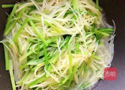 毛芹炒土豆丝的做法图解7