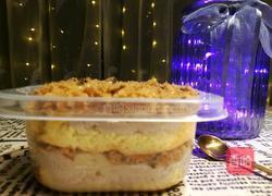 芋泥肉松盒子蛋糕的做法图解1