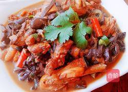 干蘑菇炖鸡块的做法图解19