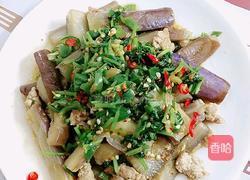 茄子炒肉的做法图解7