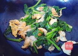 菠菜炒鸡蛋黑芝麻的做法图解11
