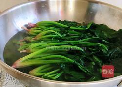 菠菜虾仁蒸蛋的做法图解2