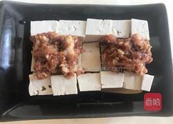 肉末豆腐蒸蛋的做法图解3