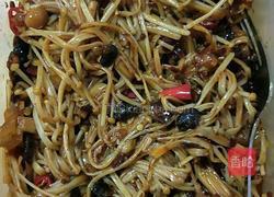 老干妈拌金针菇杏鲍菇的做法图解5