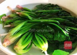 菠菜虾仁蒸水蛋的做法图解2