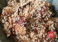 荷葉糯米蒸排骨的做法圖解7