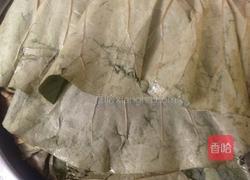 荷叶糯米蒸排骨的做法图解8