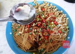 #蒸菜#油泼金针菇的做法图解11