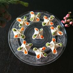  花开四季 蔬菜虾仁蒸饺