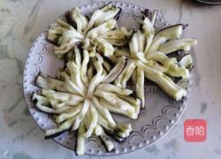 #蒸菜#菊花茄子的做法图解9