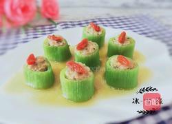 丝瓜酿肉的做法图解8