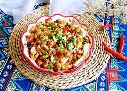 风味肉末蒸豆腐的做法图解10