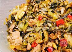 酸菜炒肉的做法图解4