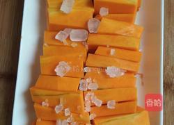 冰糖蒸南瓜的做法图解2
