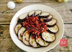 Illustration of how to make steamed eggplant with minced garlic 10