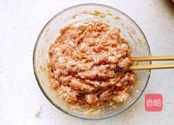 粉丝肉丸酿冬瓜的做法图解3