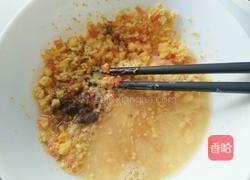 胡萝卜鸡蛋蒸虾滑的做法图解7