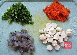 双色山药虾仁糕的做法图解2