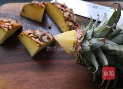 水果拼盘（鹦鹉菠萝凤梨）的做法图解3