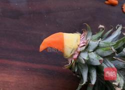 水果拼盘(鹦鹉菠萝凤梨)的做法图解10