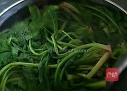 凉调辣菠菜的做法图解1
