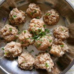 清蒸马蹄肉丸的做法[图]