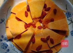＃蒸菜＃枸杞蜂蜜蒸南瓜的做法图解4