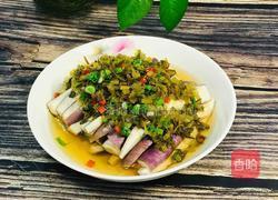 雪菜蒸茄子的做法图解1