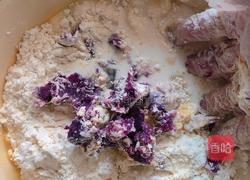 玫瑰花酿紫薯豆包(高压锅版)的做法图解7