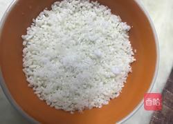 蒸红枣花生糯米饭的做法图解3