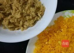 咸蛋黄肉松青团(少油少糖)的做法图解5