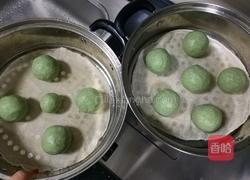 咸蛋黄肉松青团(少油少糖)的做法图解10