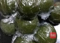 咸蛋黄肉松青团(少油少糖)的做法图解12