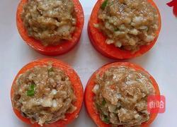 胡萝卜酿鲜虾肉丸的做法图解4
