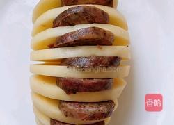腊肠蒸风琴土豆的做法图解4