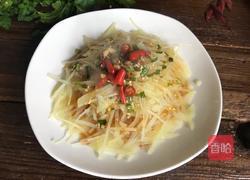 蒸酸辣土豆丝的做法图解11