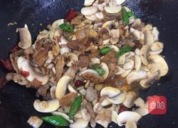 口蘑炒肉的做法图解13