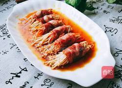 培根金针菇卷的做法图解7