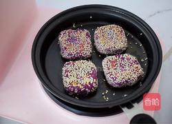 奶香紫薯饼的做法图解14