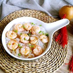 粉丝蒸虾仁的做法[图]