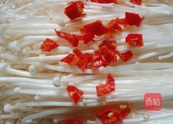 ＃蒸菜＃椒香金针菇的做法图解5