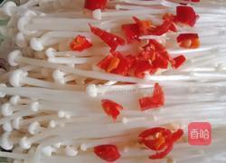 ＃蒸菜＃椒香金针菇的做法图解6