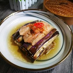 ＃蒸菜＃虾酱茄子蒸五花腩的做法[图]