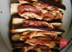 ＃蒸菜＃虾酱茄子蒸五花腩的做法图解4