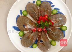 油泼蒸大虾的做法图解2